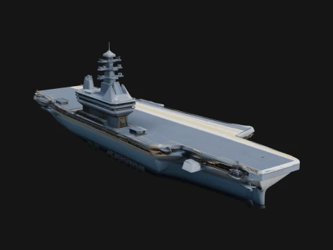 Aircraft Carrier Model Design 4 - 3D Print Model 3D Принт Модель