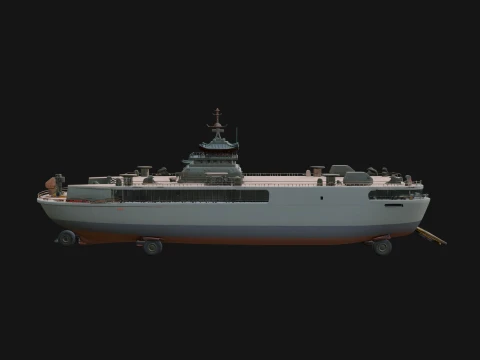 Landing Craft Model Design 1 - 3D Print Model 3D Print Model