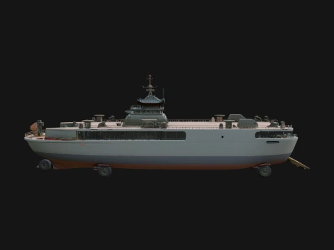 Landing Craft Model Design 1 - 3D Print Model 3D printmodel