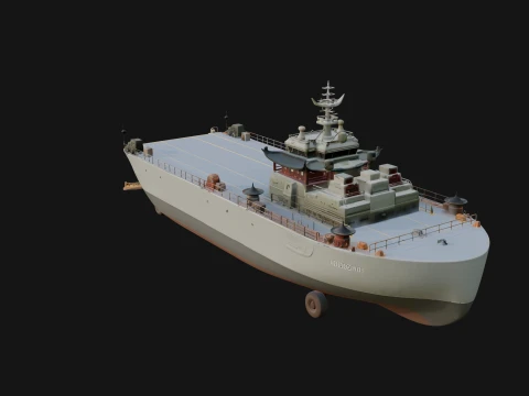 Landing Craft Model Design 2 - 3D Print Model 3D Print Model