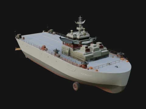 Landing Craft Model Design 2 - 3D Print Model 3D printmodel