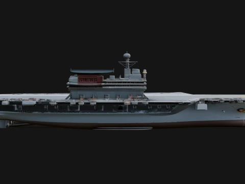 Aircraft Carrier Model Design 6 - 3D Print Model 3D Print Model