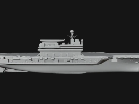 Aircraft Carrier Model Design 6 - 3D Print Model 3D Print Model