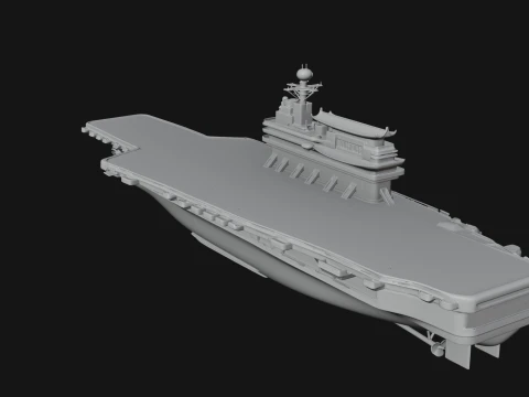Aircraft Carrier Model Design 6 - 3D Print Model 3D Print Model