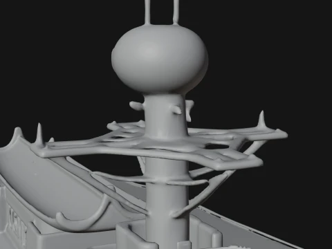 Aircraft Carrier Model Design 6 - 3D Print Model 3D Print Model