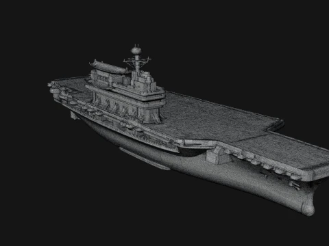 Aircraft Carrier Model Design 6 - 3D Print Model 3D Print Model