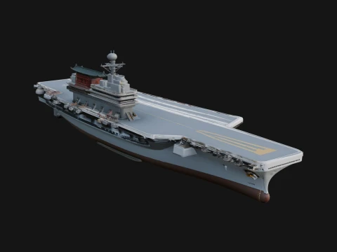 Aircraft Carrier Model Design 6 - 3D Print Model 3D Принт Модель