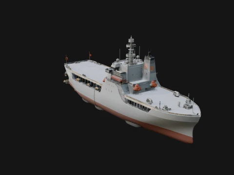 Landing Craft Model Design 3 - 3D Print Model 3D Print Model