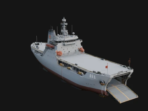 Landing Craft Model Design 3 - 3D Print Model 3D Print Model
