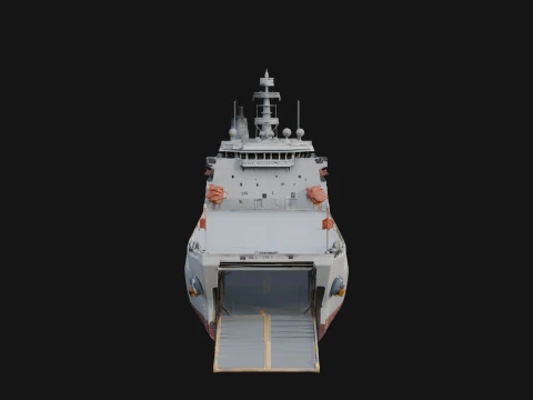 Landing Craft Model Design 3 - 3D Print Model 3D Print Model