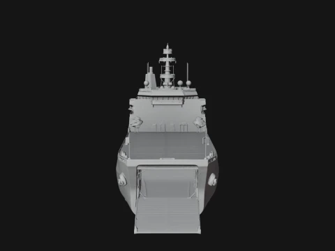 Landing Craft Model Design 3 - 3D Print Model 3D Print Model