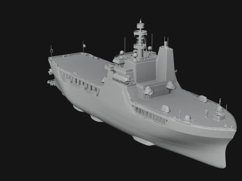 Landing Craft Model Design 3 - 3D Print Model 3D Print Model