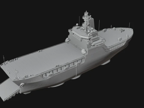 Landing Craft Model Design 3 - 3D Print Model 3D Print Model