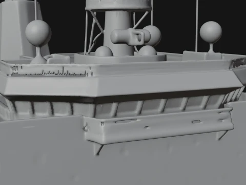 Landing Craft Model Design 3 - 3D Print Model 3D Print Model