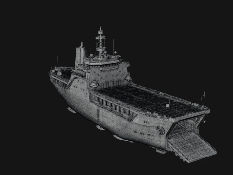 Landing Craft Model Design 3 - 3D Print Model 3D Print Model