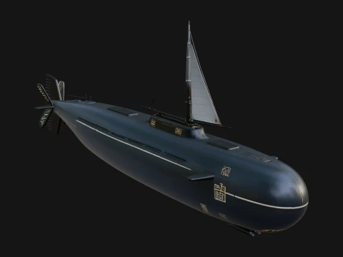 Military Submarine Model Design 24 - 3D Print Model 3D printmodel
