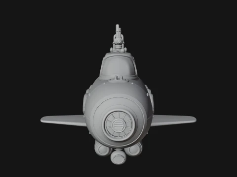 Steampunk Submersible Model Design 22 - 3D Print Model 3D Print Model
