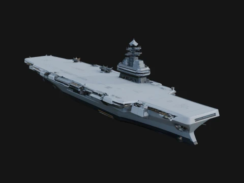 Aircraft Carrier Model Design 9 - 3D Print Model 3D Принт Модель