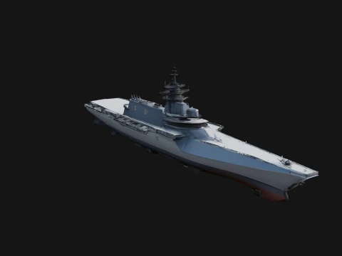 Aircraft Carrier Model Design 14 - 3D Print Model 3D Print Model