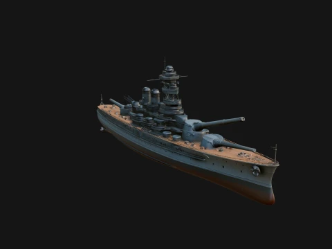Battleship Model Design 17 - 3D Print Model 3D Print Model