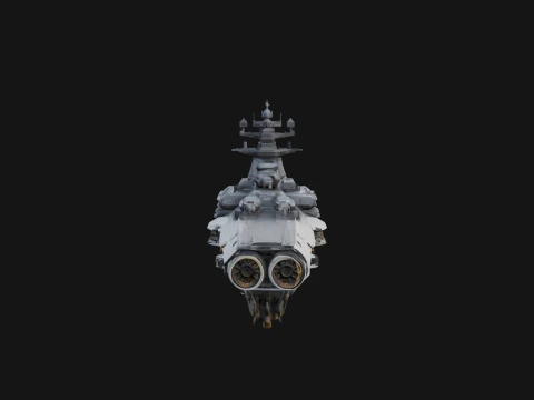 Battleship Model Design 18 - 3D Print Model 3D Принт Модель