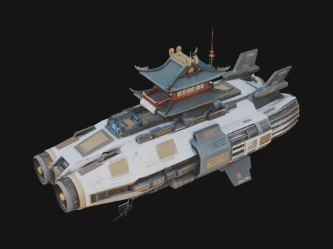 Sci Fi Transport Truck Model Design 8 - 3D Print Model 3D 프린트 모델