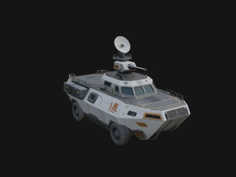 Armored Security Truck Model Design 26 - 3D Print Model Model do druku 3D