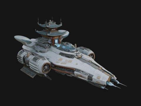 Sci Fi Transport Truck Model Design 9 - 3D Print Model 3D 프린트 모델