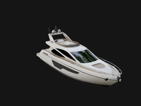 Motor Yacht Model Design 31 - 3D Print Model 3D Print Model