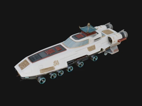 Sci Fi Transport Truck Model Design 12 - 3D Print Model 3D 프린트 모델