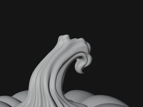 Horned Demon Pumpkin Statue Design 4 - 3D Print Model 3D Print Model