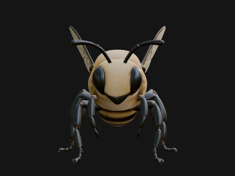 Honey Bee Statue Design 1 - 3D Print Model 3D Print Model