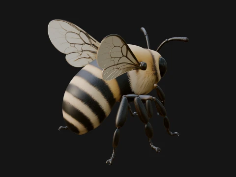 Honey Bee Statue Design 1 - 3D Print Model 3D Print Model
