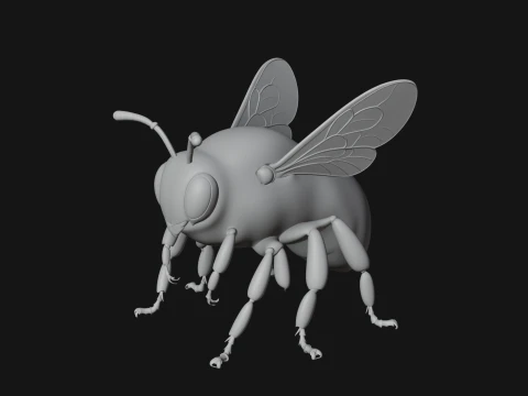 Honey Bee Statue Design 1 - 3D Print Model 3D Print Model