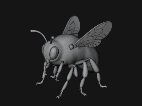 Honey Bee Statue Design 1 - 3D Print Model 3D Print Model