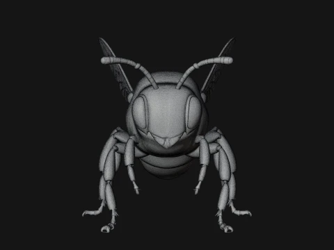Honey Bee Statue Design 1 - 3D Print Model 3D Print Model