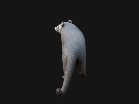 Spotted Hyena Statue Design 1 - 3D Print Model 3D Print Model