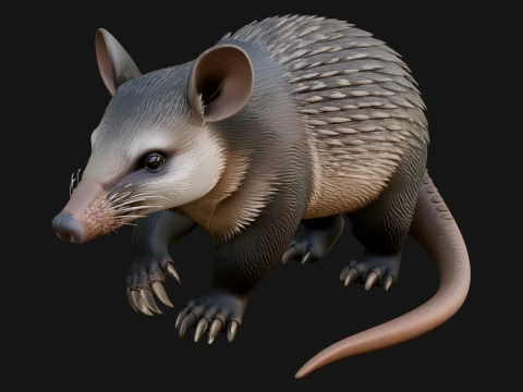 Bandicoot Statue Design 2 - 3D Print Model 3D Print Model