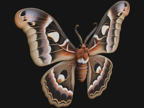 Giant Moth Statue Design 5 - 3D Print Model 3D Print Model