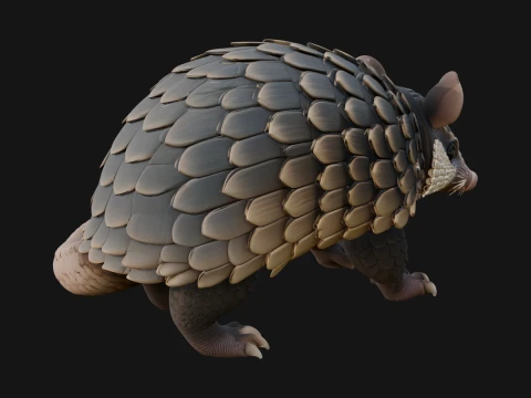 Pangolin Statue Design 2 - 3D Print Model 3D Print Model