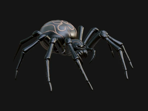 Spider Statue Design 1 - 3D Print Model 3D Print Model