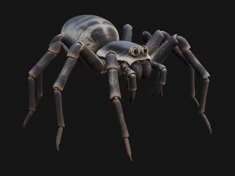 Spider Statue Design 2 - 3D Print Model 3D Print Model