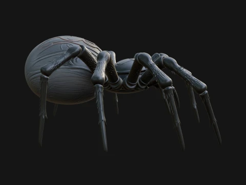 Spider Statue Design 3 - 3D Print Model 3D Print Model