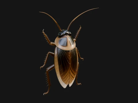 Cockroach Statue Design 1 - 3D Print Model 3D Print Model