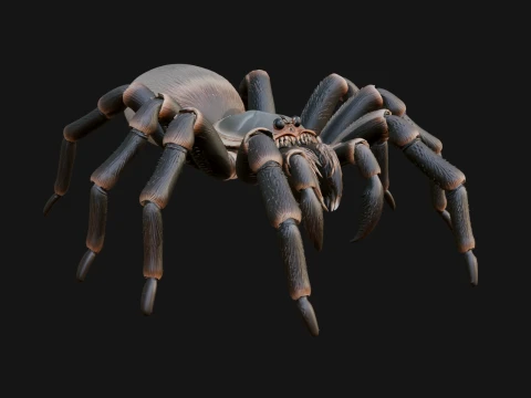 Spider Statue Design 4 - 3D Print Model 3D Принт Модель