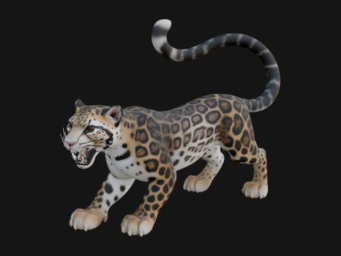 Jaguar Statue Design 3 - 3D Print Model 3D Принт Модель