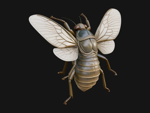 Hornet Wasp Statue Design 3 - 3D Print Model 3D Принт Модель