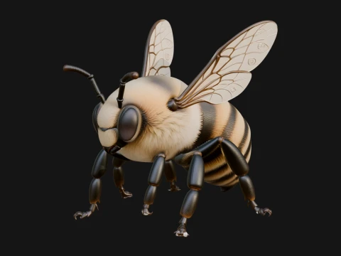 Honey Bee Statue Design 3 - 3D Print Model 3D Print Model