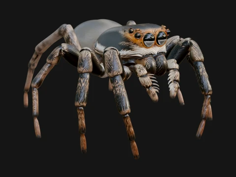 Spider Statue Design 5 - 3D Print Model 3D Принт Модель