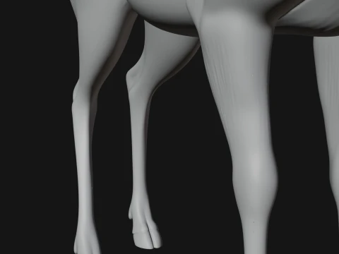 Stag Deer Statue Design 11 - 3D Print Model 3D Print Model